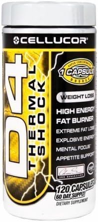 Cellucor D4 Thermal Shock 120 Caps