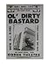 Ol' Dirty Bastard Handbill Poster Ol The Wutang Clan Wu Tang Wu-tang