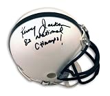 Kenny Jackson Autographed/Hand Signed Penn State Nittany Lions Mini Helmet Inscribed ''83 National C