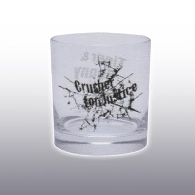  一番くじ TIGER & BUNNY H賞 デザイングラス ひび割れ ver. 単品