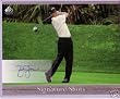 Zach Johnson certified autograph 2005 SP Signature Golf 8x10 photo card