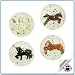 Horse Cup Pferde Flummi mit Glitzer