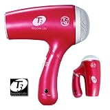 T3 Tourmaline Bespoke Labs Overnight Ltd Edition Hot Pink Ionic Travel Hair Dryer - Dual Voltage