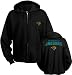 Jacksonville Jaguars Black Touchback II Full Zip Hooded Sweatshirt