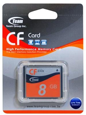 Team Group Compact Flash 8GB Speicherkarte (233X) Preisvergleich