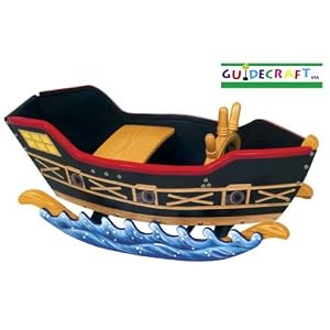 Guidecraft Retro Rocker Pirate Ship by