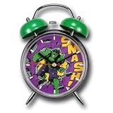 Incredible Hulk Twin Bell Alarm Clock with Light