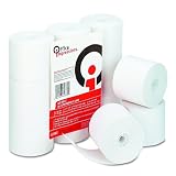 Office Impressions Calculator Plain Paper Rolls, 2.25 Inches Width x 150 Feet Length, White, 12 per Pack (82382)