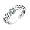 Treasure Box - Silver and Blue Diamante Toe Ring