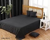 Homescapes TAGESDECKE "Rajput" (360 x 260cm) in RIPP-OPTIK, 100% PURE BAUMWOLLE, SOFA�BERWURF, pflegeleicht, waschbar, schwarz