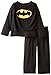 Komar Kids Little Boys' Batman Long Sleeve Cape Sleepwear Set