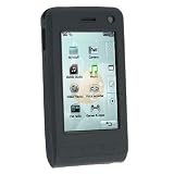 Premium Durable Silicone Skin Case for LG KU990 Viewty, Black