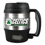 NBA Boston Celtics 52-Ounce Stainless Steel Macho Travel Mug with Bottle Opener