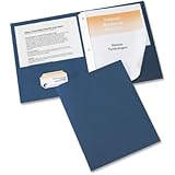 Avery Two-Pocket Folders  Dark Blue, Pack of 25 (47975)