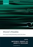 ISBN 9780199282791 product image for Moore's Paradox: New Essays on Belief, Rationality, and the First Person | upcitemdb.com