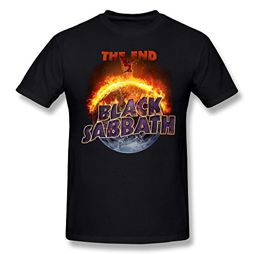 Toomii Men's Black Sabbath The End Tour 2016 Poster T-shirts