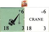 Green Crane Movement Piece for 1985 Wabbit Wampage Adventure Board Game