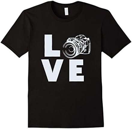 Men's Love Photography shirt XL Black