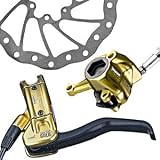 Magura Marta SL Disc Mountain Bike Brake, 160mm or 180mm, Gold, Red or Silver