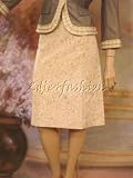 Prada - $635 New PRADA Cream Speckle Dyed Silk Skirt 40 / 6