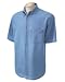 Harriton - Men's 6.5 oz. Short-Sleeve Denim Shirt