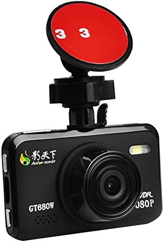 ChiTronic Shadow GT680W Car DVR Video Recorder with GPS Logger + 1080P FHD + 140 Degree Wide Lens + Advanced WDR Image Tech + Anti-Shaking + Speed Warning,with 16GB Memory Card