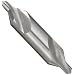 Chicago Latrobe 217 High Speed Steel Combined Drill and Countersink, Plain Style, Uncoated (Bright) Finish, Round Shank, 60 Degree