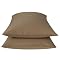 Organic Pillowcase Set of 2 - Brown