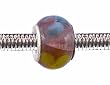 Pandora Style Charm Bead (Z86) Murano Lampwork Glass (14mm x 10mm) (fits Troll too)