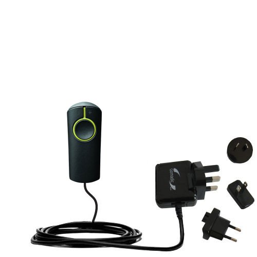 International Wall / AC Charger for the Jabra BT2070 - Gomadic Brand w/ TipExchange Technology
