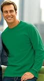 100% Cotton Essential Long Sleeve T-Shirt (Regular and Big & Tall Sizes)