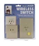 Heath Zenith BL-6136-LA Basic Solutions Wireless Switch and Plug-in, Light Almond