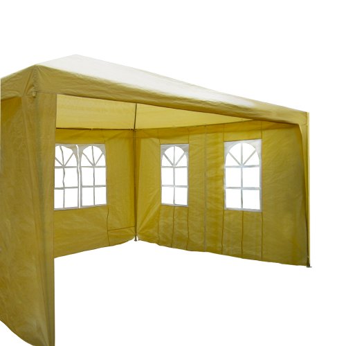 Jago - Pavillon tonnelle de jardin - FZP02 - Beige - 3 x 4 m - DIVERSES COULEURS AU CHOIX