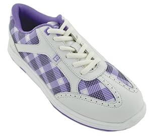Brunswick Women's Plaid Bowling Shoes (Purple, 6.5)