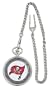 NFL Men's BU0082 Tampa Bay Buccaneers "Hall Of Famer" Pocket Watch with Chain