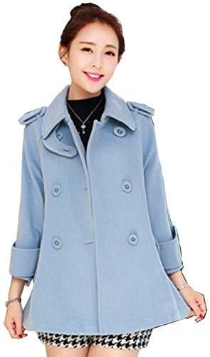 春物 レディース コート スリム カジュアル ケープ ジャケット ウール ビジネス レジャー シンプル フォーマル アウター 長袖 通勤 細身 ボタン オリジナルアクセサリー付属 klnb00242