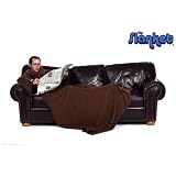 The Slanket Blanket With Sleeves - Chocolate Color