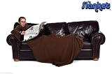 The Slanket Blanket With Sleeves - Chocolate Color