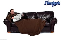 The Slanket Blanket With Sleeves - Chocolate Color
