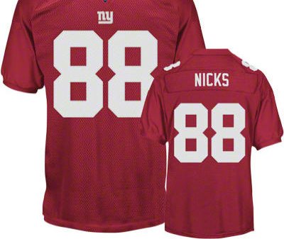 NEW York Giants #88 Hakeem Nicks Red Jerseys Authentic Football Jersey Size 48-56 (Please Select the Size When You Order, Can Do Drop Shipping)