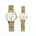 Christmas Gift Round Lovers Pair Couple Quartz Wrist Watches