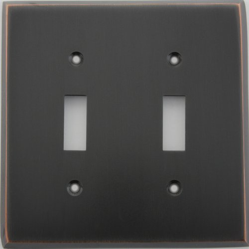 Classic Accents Oil Rubbed Bronze 2 Gang Toggle Switchplate