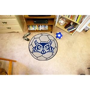 Fanmats Rice Owls Soccer Ball-Shaped Mats