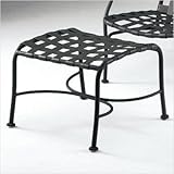 IMAGE OF Ramsgate Strap Ottoman Finish: Tuscan Sand, Strap: Hammered Pewter