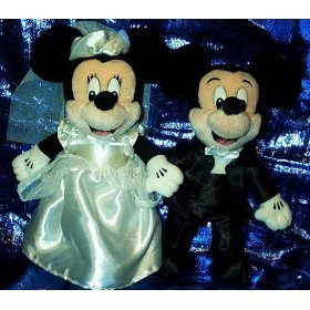 mickey and minnie bride and groom hats
