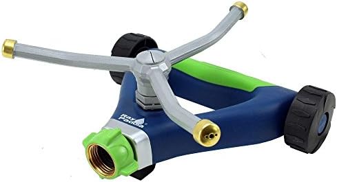 Ray Padula Metal 3 Arm Revolving Spinning Sprinkler on Wheel Base