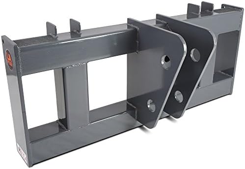 Universal Skid Steer to Backhoe Bucket Breaker Adapter Mount Plate Attachment