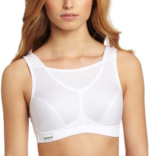 Glamorise Sport Double Layer Custom Control Sport Bra WHITE - 38 - D