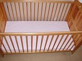 Pure White Organic Babywear 150 cm x 100 cm 100% Certified Organic Cotton Cot Sheet