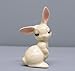 White PAPA Rabbit Whispers n Mama's Ear Miniature Figurine Ceramic Hagen-RENAKER 200